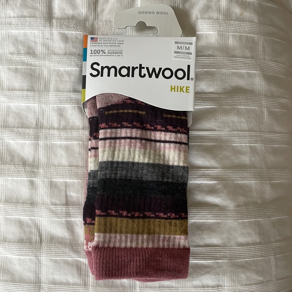 Smartwool Women’s Merino Wool Hike Socks with Margarita Color Scheme